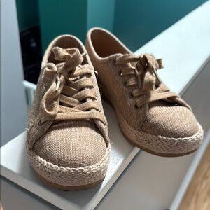 Tan Canvas Sneakers